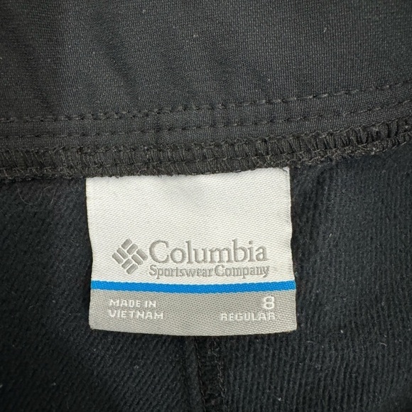 COLUMBIA SPORTSWEAR Boot Cut Mid Rise Black Hiking Pants Women's Size 8 - Picture 9 of 10